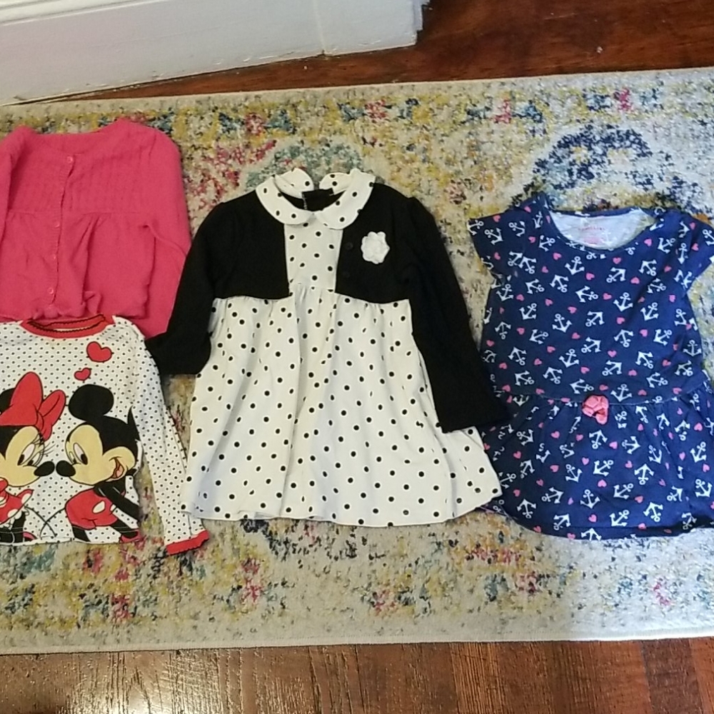Lot of 4 Girls Tops Dress Sweater 24 Months Bundle DEAL 5 for $20
